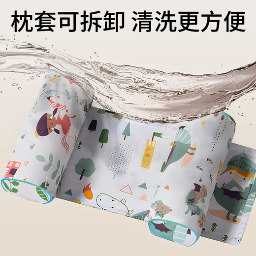 Peppa mother baby shaped pillow 0-6 months sleeping round head anti-eccentric baby fixed head Xiaomi pillow baby pillow