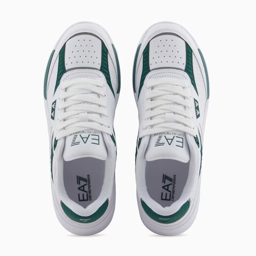 
ARMANI/Armani EA7 Eagle Mark Men's Fashion Color Block Low Top Casual Shoes X8X241 XK435 White C695 40.5