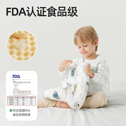 Betis children's pillow shaped pillow baby 3 months to 1 year old baby silicone pillow cervical vertebra nap pillow universal