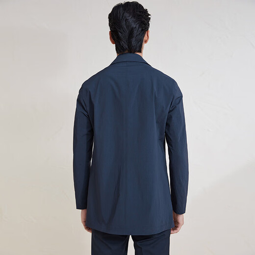 Anuncio Bird Administrative Windbreaker Lapa recta Media Comercial Jacket Casual Men Deep Space Blue 50 (180/100)