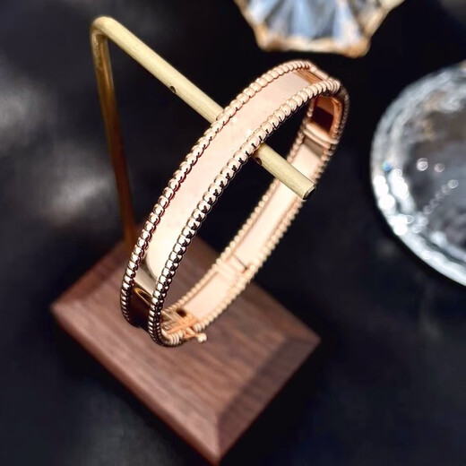 Fujiu personalized signature rose gold bracelet for women 925 silver K gold plated fashion bracelet Korean version Internet celebrity creative girl best friend student silver 17