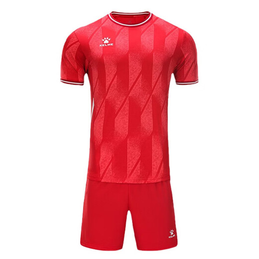 卡尔美2022新款卡尔美足球服套装比赛训练服光板组队球衣队服8251ZB1007 荧光绿8251ZB1007荧光橙 S