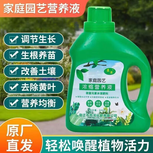 Nutrient solution plant general flower fertilizer fortune tree rich bamboo green dill hydroponic potted household flower flower fertilizer general type 500 ml bottle