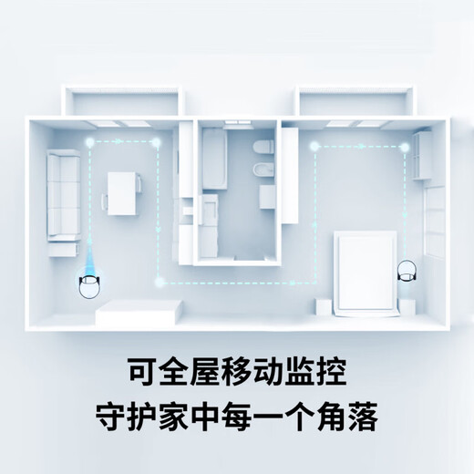 enabot宠物陪伴机器人手机app远程监控摄像全屋移动逗宠零食投喂ebo机器人 Rola PetPal全能套装