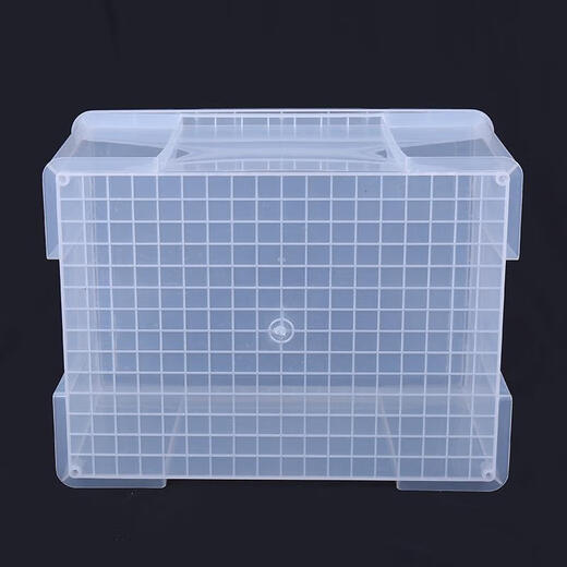 Customized King-Size-Bett flach Aufbewahrungsbox Transparent Plastikkleidung Quilt Aufbewahrungsaufbewahrung Tidy Box Schuhe unter dem Bett kurz 6630 [44*30*16.5]