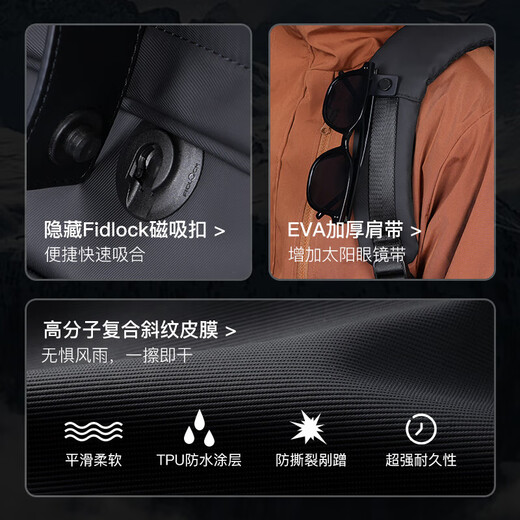 NAYO SMART2025新款16英寸双肩电脑背包男女通勤休闲书包防泼水大容量Arrive
