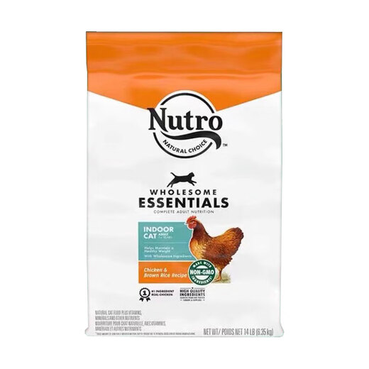 Nutro cat food for kittens, naturally imported indoor chicken, adult cat fattening fish, American wilderness 5/14 pounds, adult cat indoor chicken 14 pounds, 0lb anti-counterfeiting