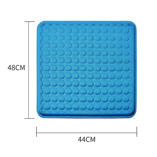 Mingche Zhibao Sommer Sitzkissen-Auto-Sitzkissen-Auto Dual-Purple Cold Atemrecable Cushion Universal Sitz groß grau etwa 47*44 cm-Ice q-Sensing 9923b Single