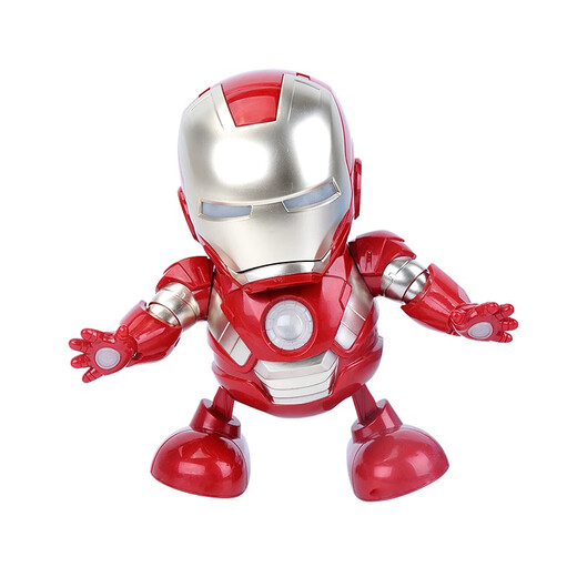 
Superb electric singing and dancing Iron Man robot toys children boys baby 0-1 year old 2 girls baby 3 boys dancing little pepper robot gift box set 4 songs upgraded charging version + 3 rechargeable batteries + screwdriver