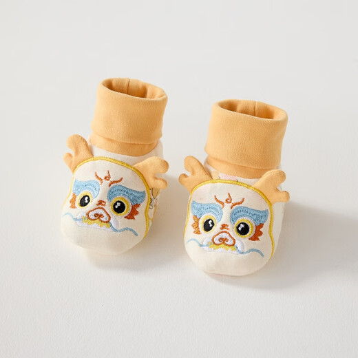G.Duck Little Duck NOUVEAL BÉBÉ BÉBÉ STAPES PURT COTTON PURS 0-6 MOIS GARBE ET BÉBÉ Girl ne perd pas de chaussures à talons à talons pour enfants. Chaussures des orteils du robinet - Jaune [chaussures de pas en coton pur en coton et en automne] 0-12 mois (la longueur du pied est inférieure à 10,5 cm)