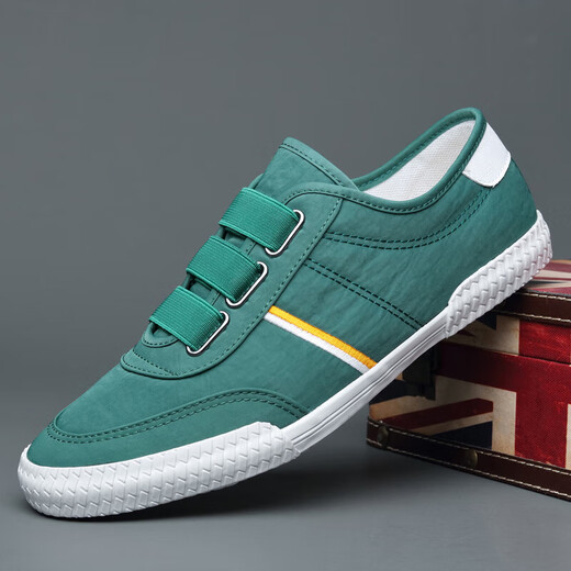 Vistusi Marke Leinwandschuhe für Männer vielseitige weiße Schuhe für den Frühling 2025 Neue koreanische Version Freizeitschuhe SS9272 Schwarz und Weiß 39