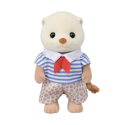 Sylvanian families Japanese version of sea otter family Playing house girls toys and doll set Birthday gifts for children
