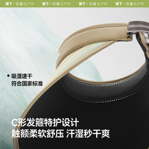 Beneunder sun protection hat women's vinyl empty top hat sun hat anti-UV face-covering sun hat BM569 black