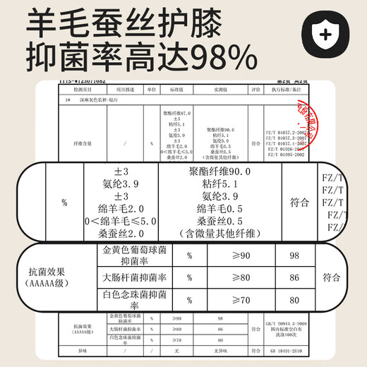 Langsha autumn trousers men's single piece pure cotton thin wool antibacterial knee pads men's cotton wool trousers warm line pants underpants dark gray XXL