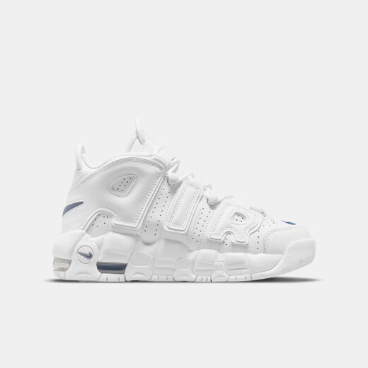 Nike Nike Men and Girls Pippen Basketball Shoes Air More Uptempo Air Cushion Cushioning and Anti-Slip Support Sports Sports Dh9719-100 38 [Longitud del pie sugerida 24 cm]