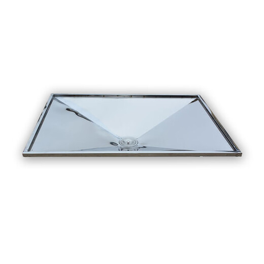 DOGSTORY stainless steel funnel tray dog cage large toilet pull-out pet cage small medium and large dog urine tray funnel tray 144.9*100cm stainless steel material