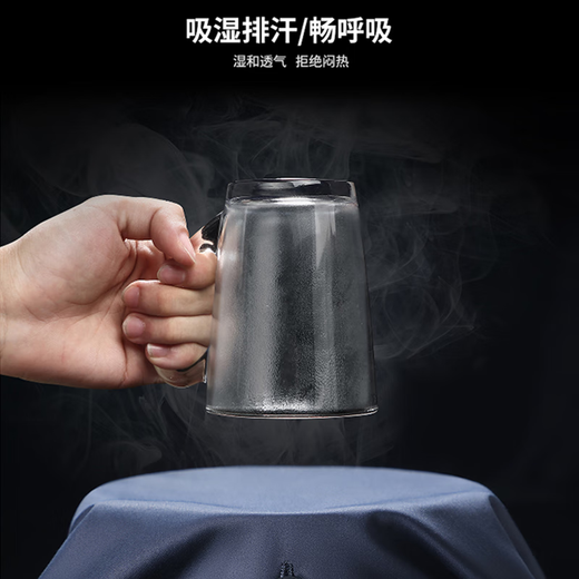 皮尔卡丹高档桑蚕冰丝休闲裤男夏季薄款2025新款商务西装裤直筒百搭长裤子 5012B藏青色 （含桑蚕丝） 35 （建议160-170斤）