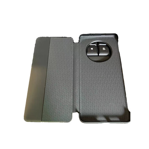 Huawei (Huawei) está equipado con Huawei Mate50Pro Caja de teléfono móvil original Caso de protección de ventana inteligente de tipo Flip Type Mate50e Caso de cuero de cuero de cuero emulado 5G Flip inteligente de moda y personalizado Ventana [negra] Huawei Mate 50 Pro 50 Pro