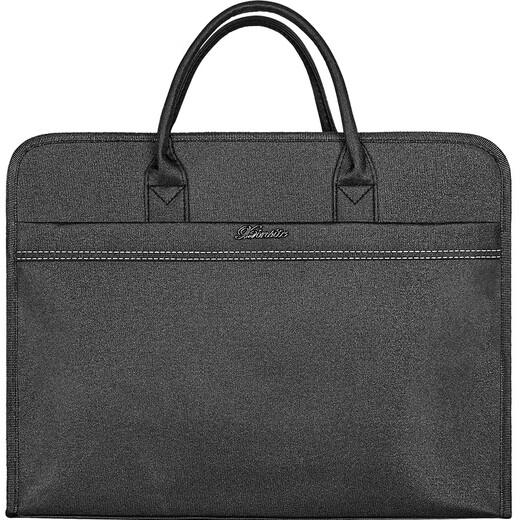 
Portable document bag A4 canvas file bag conference bag official document bag zipper bag office business information bag printing ogo 687 hidden blue - no side width - no inner lining