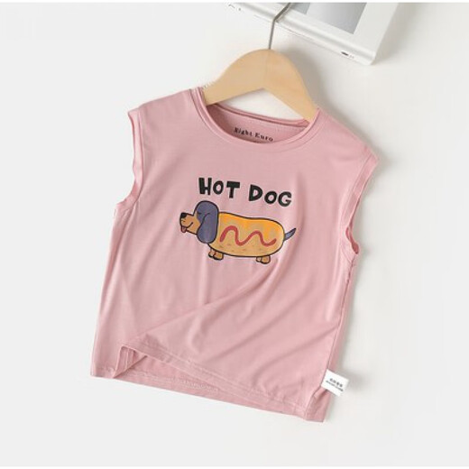 Disney Boys Modal ärmelloses T-Shirt Kleinweste Sommer Kleidung Kinderkleidung Kinderbaby dünne Kinder Trend U13588 Graublau 110 cm
