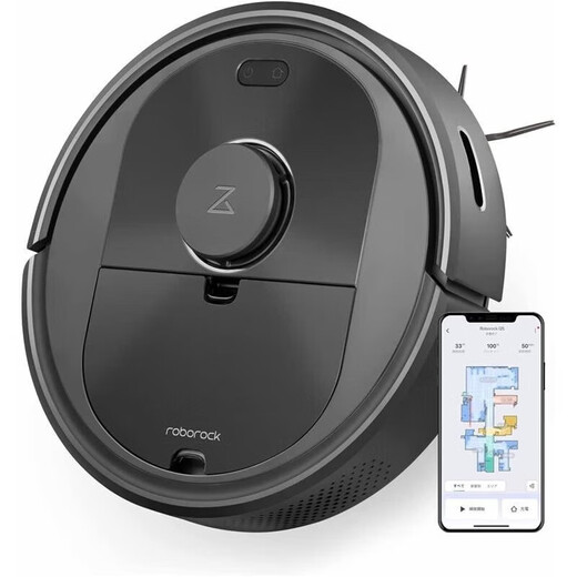 Roborock japanischer Direct-Mail-Kehrroboter, leistungsstarke Saugkraft, automatische Aufladung, Reinigung des vorgesehenen Bereichs, hochpräziser Lasersensor, erfordert Transformer Q5 Black