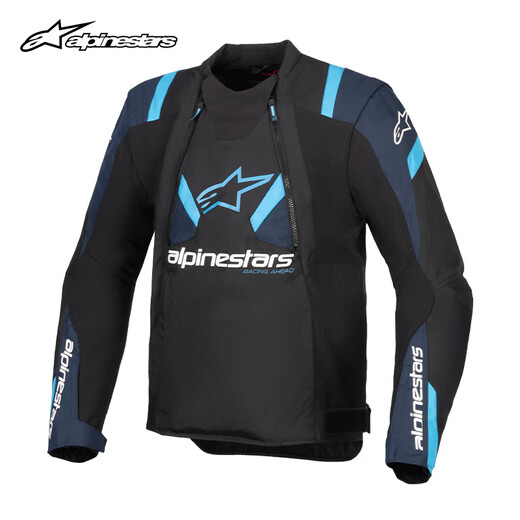 Alpinestars T-STUNT aStar summer breathable motorcycle riding suit road sports ventilated jacket motorcycle suit rider suit black/red fluorescent/dark red 1365 M
