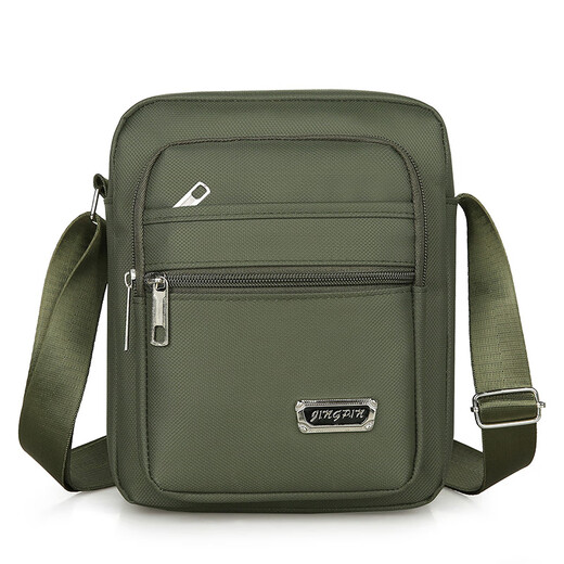 Xiaomi Xiaoai Herrenbeutel Casual Umhängetasche Oxford Stoff kleiner Rucksack Herrenbeutel Casual Crossbody Bag Canvas Tasche Hand-In-Geschäftstrend [Y3519 Grundstil]+[Vier-Pull-Schwarz]