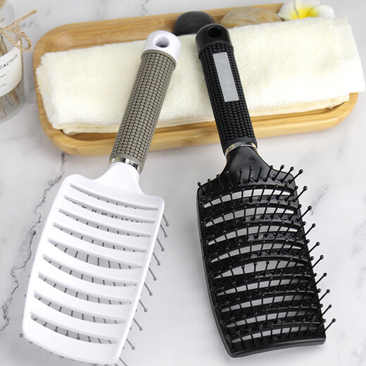 Boyou Com Com Com Com Com Comby Fluffy High Skull Top männliche und weibliche Artefaktöl Kopf Rückenhochrippen Kämmer lockiges Haar Kamm Hair Salon Werkzeug