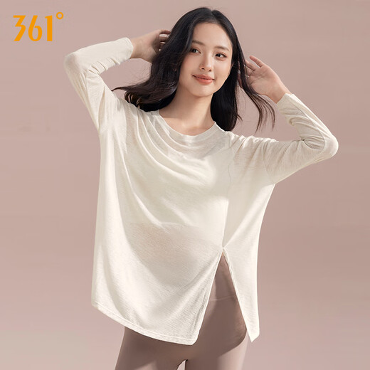 361 yoga wear women's thin sports top loose breathable long-sleeved blouse professional Pilates training fitness wear