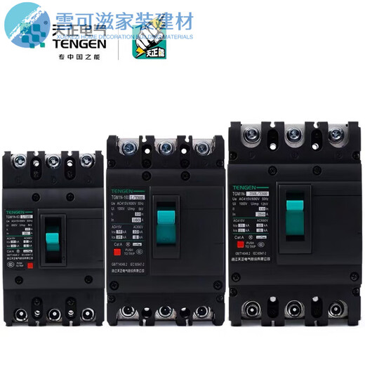 Tianzheng Electric Tianzheng Air Switch TGM1N 3300 63A12250A400A630A Plastic Case Circuit Breaker 16A 3P 250A 3P