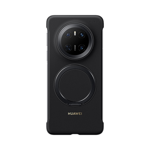 华为原装Mate70pro手机壳多功能支架保护壳mate70 pro+素皮磁吸保护套男女款防摔通用官方原厂 华为Mate70 多功能支架保护壳【黑色】