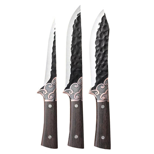 Chubo Couteau à viande Xiangyun en acier inoxydable, couteau à viande spécial mongol pour l'extérieur, couteau de boucherie pour bœuf, mouton et porc, couteau à découper, couteau à marteau - Grand