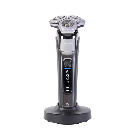 Philips (Philips) Shaver 9 Series S9647 стирание Smart Shave Authentic Honeycomb Electric Gift для парня S9642 SP9883 Богатый золото (с зарядной подставкой + стиральная машина) Подарочная сумка