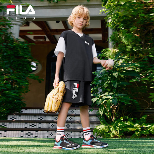FILA斐乐童鞋儿童综训鞋2025年夏季透气运动鞋男女中大童跑鞋