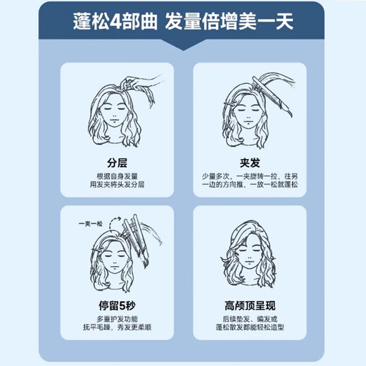 AUX curling wand, corn splint, fluffy clip, negative ion straight clip, bangs clip, hair root fluffy device, high cranial perm, electric splint, gift for girlfriend