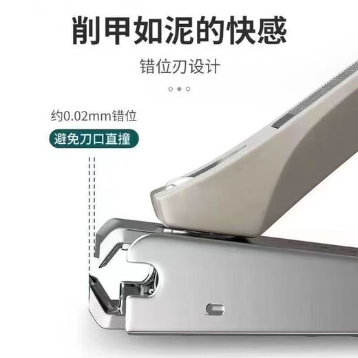 Zwilling (ZWILLING) original German nail clipper set manicure scissors, nail clippers, household manicure tools, nail scissors, nail file, silver, large flat mouth (no box)