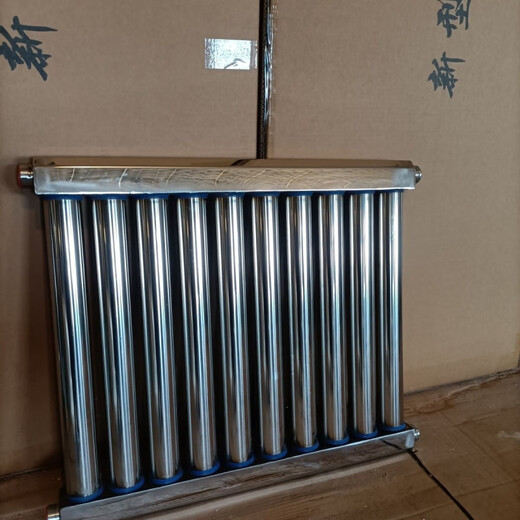 Qinkai household stainless steel radiator stainless steel radiator central heating wall-mounted white steel radiator center distance 16 columns length about 1 meter 600mm