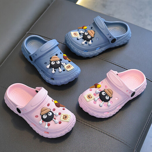 Kinderlochschuhe für Jungen und Mädchen im Sommer-, Rutsch-, Schlank-, Schlank- und Atmungs-, Eltern-Kind- und Kinderstrandsandalen, Khaki (verbesserte Version von umweltfreundlichem Material) 12 Größe 34/35 (Schuhlänge 22 cm, geeignet für Fußlänge 21 geeignet