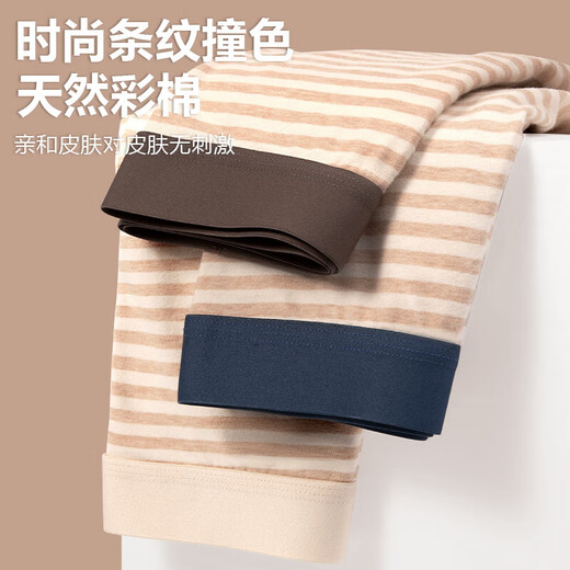 Herrenunterwäsche natürliche Farbe Baumwolle Herrenboxer für Männer für Männer mit atmungsaktivem Baumwoll mit großer Größe, Boxer-Boxer-Shorts für Männer, Single Strip 1 Strip 2xl (Empfohlenes Gewicht 120-140 Jin [Jin ist gleich 0,5 kg])