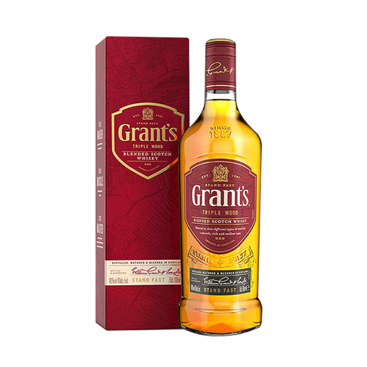 Grant's Three Barrel Aged Scotch Whiskey 1000ml Imported Wine