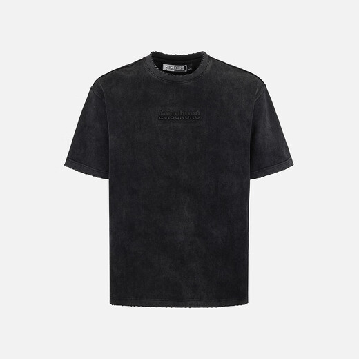 EVISU KURO 2025年夏季新品男士商标标签时尚短袖T恤 炭灰色 XL