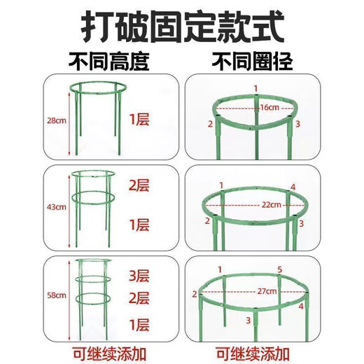 Support de fleurs épissé du support de fleur intérieur domestique illimité empilage de support élevé stand de fleur de fleur Activité de fleur de fleur: [12 couches 72 racines] Essentiels d'épissage empilables / illimité