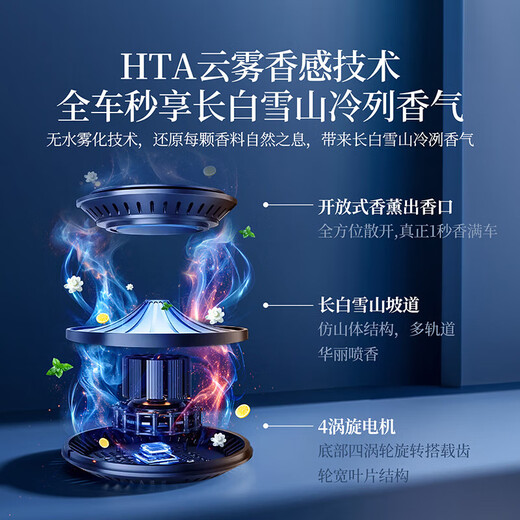 Yifa Buick Car Aromatherapy Envision GL8 Regal E5 Lacrosse Micro Blue 6 Automatic Spray Smart Car Perfume Ornament AI Smart Model Everest Cedar + Qingying Weiyang