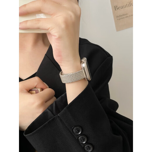 WJU adapté à la gueule de montre Apple Watch Summer Applewatchultra2 Metal Iwatchs10 Nouveau S9 S9 SERIE HIGNED SERIES10 MAGNÉTIQUE S8 LUMBRE LUMBRE S7 FEMMES S6 BLEAT BLEAT MAGNE MAGNÉ