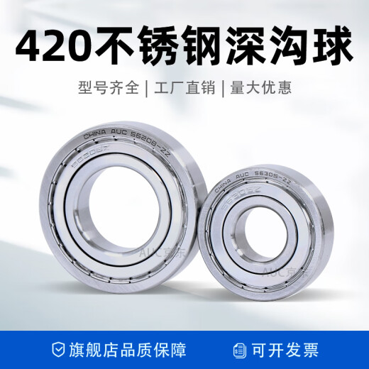 Stainless steel deep groove ball bearing S6208 6209 6210 6211 6212 6213 6214 6215 S6208-ZZ Size 40*80*18mm Others