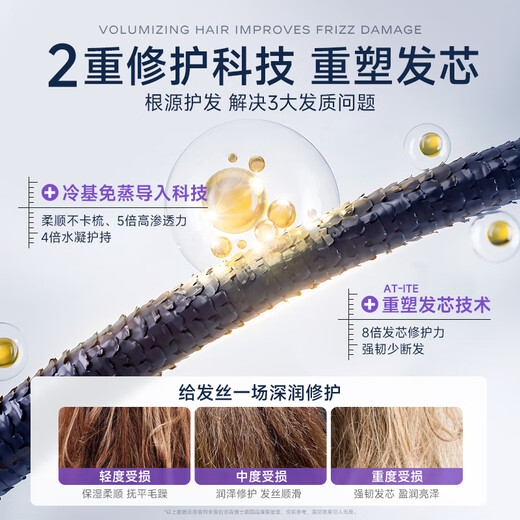 Dr. Watson's French Caviar Conditioner Hair Mask repairs dryness, improves frizz, smoothes and shines, repairs perm and dye damage