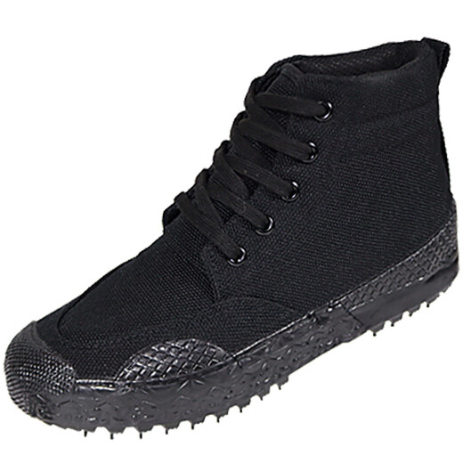
3531 special combat field duty shoes Liberation shoes men's high top high waist security shoes construction site wear-resistant non-slip labor protection shoes yellow rubber shoes grassland high top (double-layer) 43