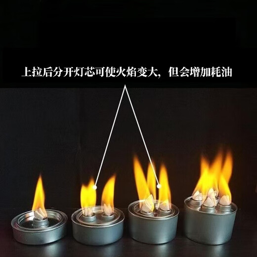 Special hot pot dry pot cotton wick small hot pot environmentally friendly oil fuel wick burning wick lamp twisting furnace vegetable oil fuel tank furnace core 20 environmentally friendly oil cotton wicks 3.8cm