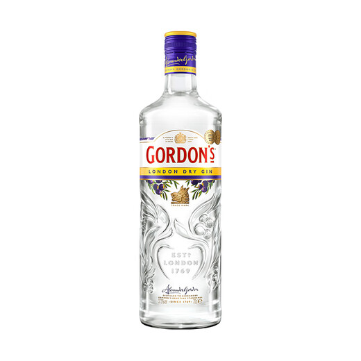 
Gordon's London Gin Beverage Base Wine Wine Original Bottle Imported 1000ml Gordon Gin 1000mL - Naked Bottle