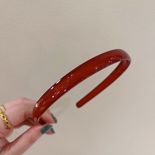 Suyi embroidery Korean acrylic 2024 new jelly hairband with teeth plastic anti-slip hair wash face headband hairpin female headwear yellow